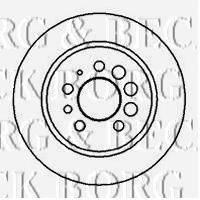 BORG & BECK BBD4862 гальмівний диск