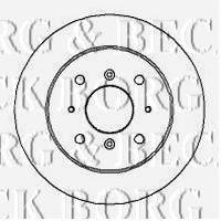 BORG & BECK BBD4892 гальмівний диск
