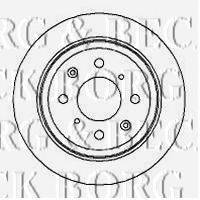 BORG & BECK BBD4933 гальмівний диск