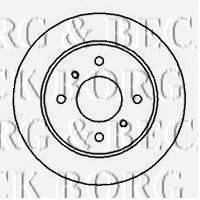 BORG & BECK BBD4957 гальмівний диск