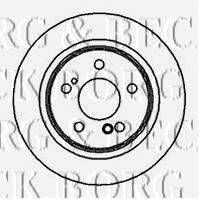 BORG & BECK BBD4998 гальмівний диск