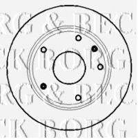 BORG & BECK BBD5126 гальмівний диск