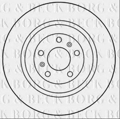 BORG & BECK BBD5274 гальмівний диск
