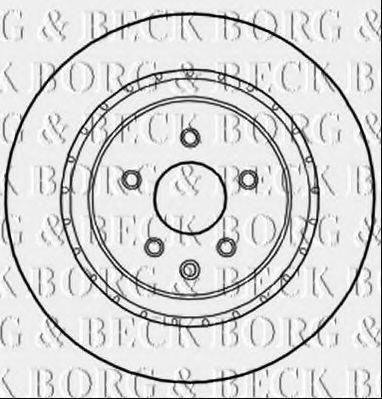 BORG & BECK BBD5286 гальмівний диск