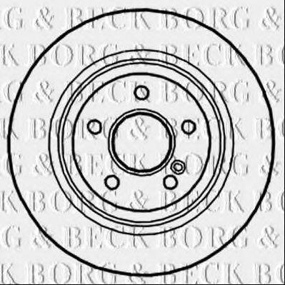 BORG & BECK BBD5299 гальмівний диск