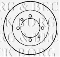 BORG & BECK BBD5731S гальмівний диск