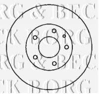 BORG & BECK BBD5741S гальмівний диск