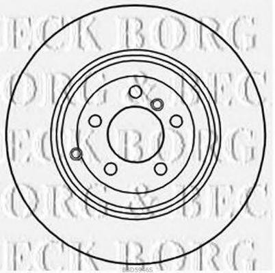 BORG & BECK BBD5946S гальмівний диск