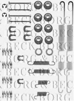 BORG & BECK BBK6111 Комплектуючі, колодки дискового гальма