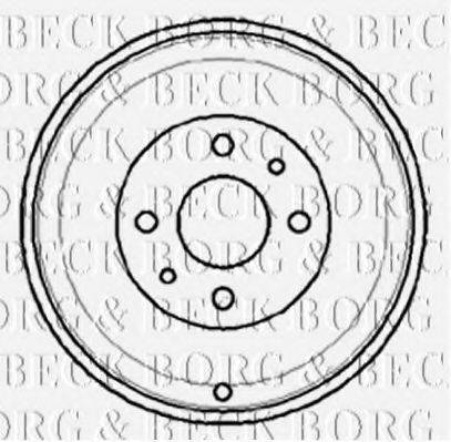 BORG & BECK BBR7012 Гальмівний барабан