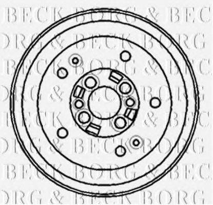 BORG & BECK BBR7140 Гальмівний барабан