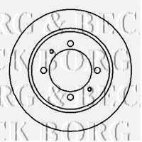 BORG & BECK BBD4195 гальмівний диск
