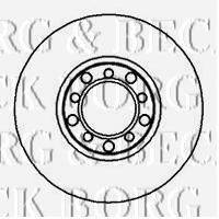 BORG & BECK BBD4828 гальмівний диск