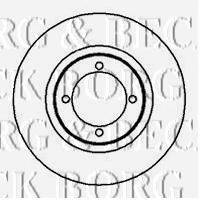 BORG & BECK BBD4852 гальмівний диск
