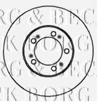 BORG & BECK BBD4911 гальмівний диск