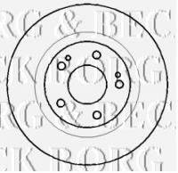 BORG & BECK BBD5008 гальмівний диск