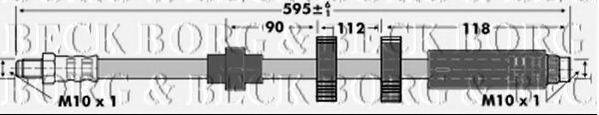 BORG & BECK BBH6835 Гальмівний шланг