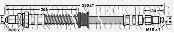 BORG & BECK BBH6983 Гальмівний шланг