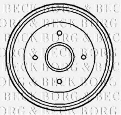 BORG & BECK BBR7188 Гальмівний барабан