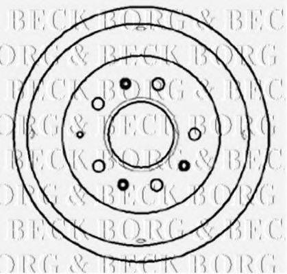 BORG & BECK BBR7031 Гальмівний барабан