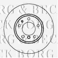 BORG & BECK BBD4003 гальмівний диск