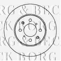 BORG & BECK BBD4082 гальмівний диск