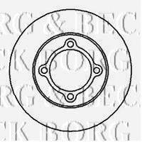 BORG & BECK BBD4143 гальмівний диск