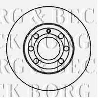 BORG & BECK BBD4242 гальмівний диск