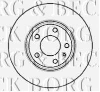BORG & BECK BBD4297 гальмівний диск