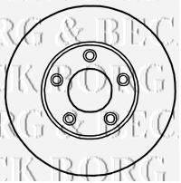 BORG & BECK BBD4447 гальмівний диск