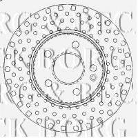 BORG & BECK BBD4486 гальмівний диск