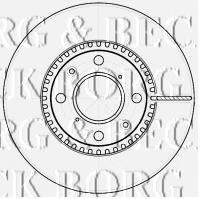 BORG & BECK BBD4537 гальмівний диск