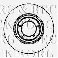 BORG & BECK BBD4632 гальмівний диск