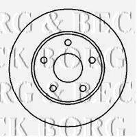 BORG & BECK BBD4646 гальмівний диск