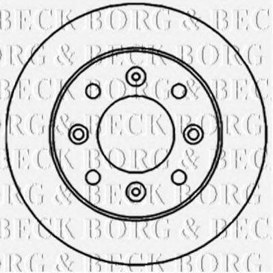 BORG & BECK BBD4713 гальмівний диск