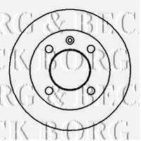 BORG & BECK BBD4749 гальмівний диск