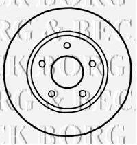 BORG & BECK BBD4752 гальмівний диск