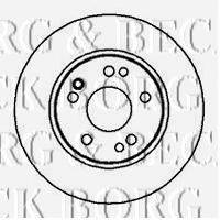 BORG & BECK BBD4830 гальмівний диск
