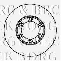 BORG & BECK BBD4844 гальмівний диск