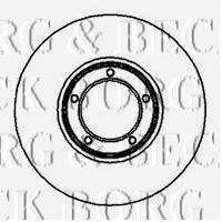 BORG & BECK BBD4870 гальмівний диск