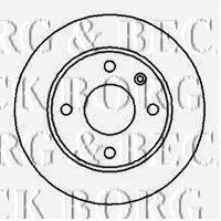 BORG & BECK BBD4885 гальмівний диск