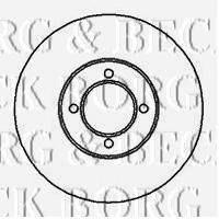 BORG & BECK BBD4902 гальмівний диск