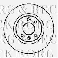 BORG & BECK BBD4912 гальмівний диск