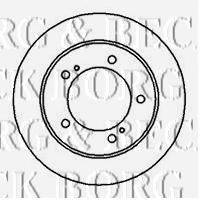 BORG & BECK BBD4927 гальмівний диск