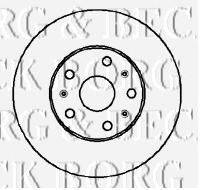 BORG & BECK BBD4930 гальмівний диск