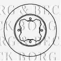 BORG & BECK BBD4986 гальмівний диск