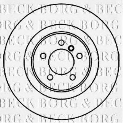 BORG & BECK BBD5830S гальмівний диск