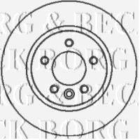 BORG & BECK BBD5931S гальмівний диск