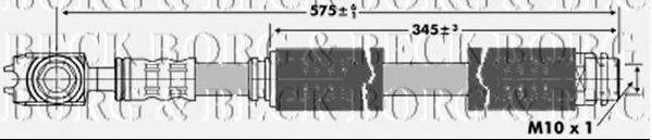 BORG & BECK BBH6896 Гальмівний шланг