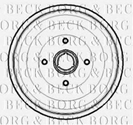 BORG & BECK BBR7189 Гальмівний барабан